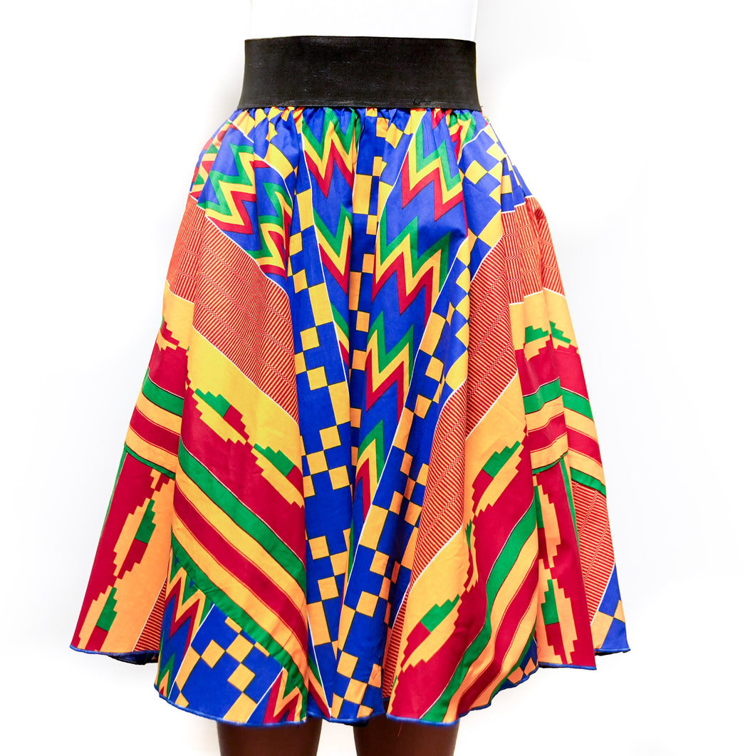 African Print Maxi Long Skirt