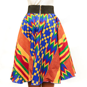 African Print Maxi Long Skirt
