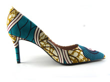 African print shoes - Mitex Holland Turquoise - footwear - Ama Select